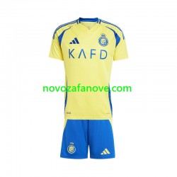 Nogometni Dres Al Nassr Dječji Domaći 2024-2025 Kratkih Rukava