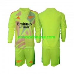 Nogometni Dres Arsenal Golmanski Dječji Domaći 2024-2025 Dugim Rukavima