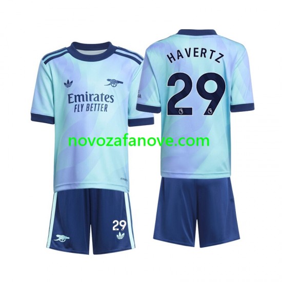 Nogometni Dres Arsenal Havertz 29 Dječji Treći 2024-2025 Kratkih Rukava