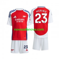 Nogometni Dres Arsenal Merino 23 Dječji Domaći 2024-2025 Kratkih Rukava
