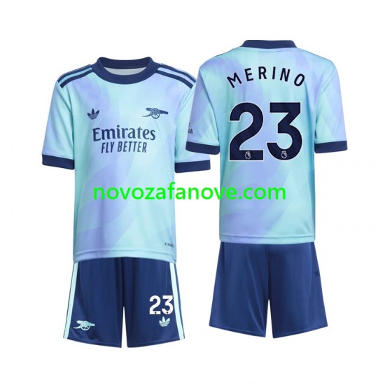 Nogometni Dres Arsenal Merino 23 Dječji Treći 2024-2025 Kratkih Rukava