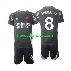 Nogometni Dres Arsenal Odegaard 8 Dječji Gostujući 2024-2025 Kratkih Rukava