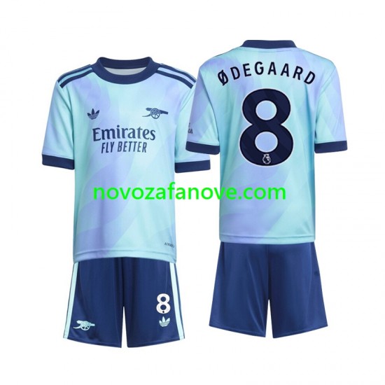 Nogometni Dres Arsenal Odegaard 8 Dječji Treći 2024-2025 Kratkih Rukava