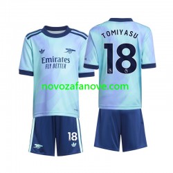 Nogometni Dres Arsenal Takehiro Tomiyasu 18 Dječji Treći 2024-2025 Kratkih Rukava