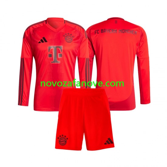 Nogometni Dres FC Bayern München Dječji Domaći 2024-2025 Dugim Rukavima