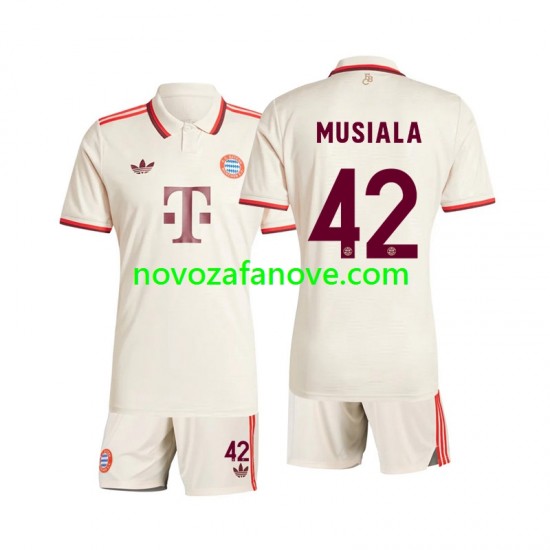 Nogometni Dres FC Bayern München Musiala 42 Dječji Treći 2024-2025 Kratkih Rukava