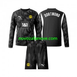 Nogometni Dres Borussia Dortmund Golmanski Dječji Četvrti 2024-2025 Dugim Rukavima