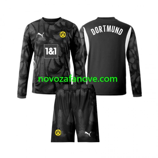 Nogometni Dres Borussia Dortmund Golmanski Dječji Četvrti 2024-2025 Dugim Rukavima