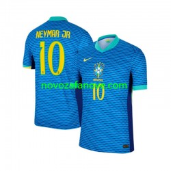 Nogometni Dres Brazil Neymar JR 10 Muški Gostujući 2024 Kratkih Rukava