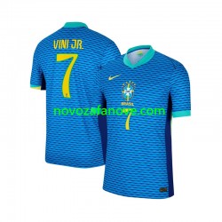 Nogometni Dres Brazil Vinicius Junior 7 Muški Gostujući 2024 Kratkih Rukava