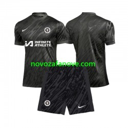 Nogometni Dres Chelsea Golmanski Dječji Gostujući 2024-2025 Kratkih Rukava