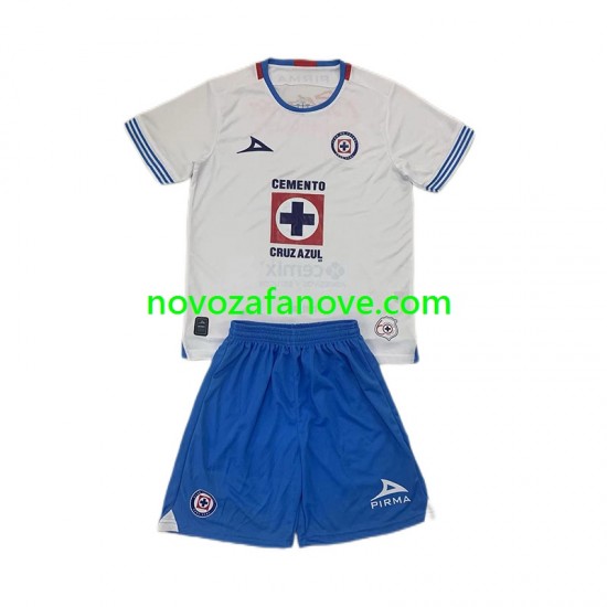 Nogometni Dres Cruz Azul Dječji Gostujući 2024-2025 Kratkih Rukava
