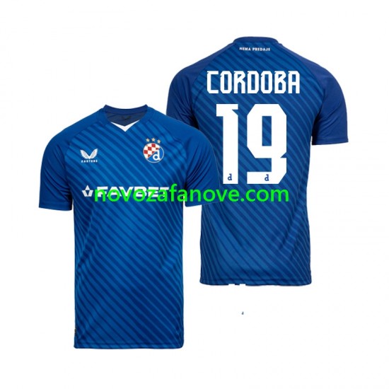 Nogometni Dres GNK Dinamo Zagreb Juan Cordoba 19 Muški Domaći 2024-2025 Kratkih Rukava