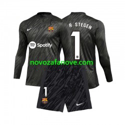 Nogometni Dres FC Barcelona Ter Stegen 1 Golmanski Dječji Treći 2024-2025 Dugim Rukavima
