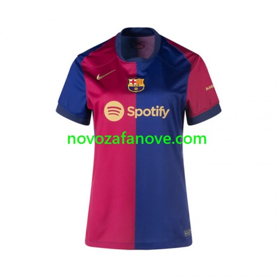Nogometni Dres FC Barcelona Ženska Domaći 2024-2025 Kratkih Rukava