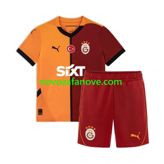 Nogometni Dres Galatasaray Dječji Domaći 2024-2025 Kratkih Rukava