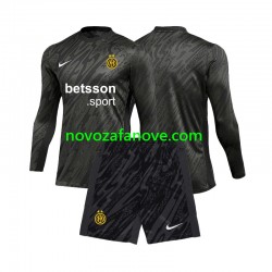 Nogometni Dres Inter Milan Golmanski Dječji Treći 2024-2025 Dugim Rukavima