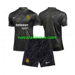 Nogometni Dres Inter Milan Golmanski Dječji Treći 2024-2025 Kratkih Rukava