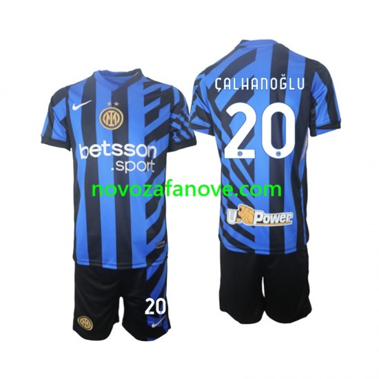 Nogometni Dres Inter Milan Hakan Calhanoglu 20 Dječji Domaći 2024-2025 Kratkih Rukava