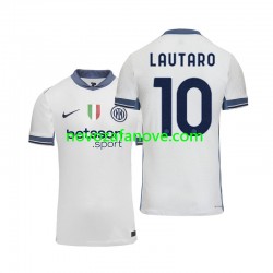 Nogometni Dres Inter Milan Lautaro 10 Muški Gostujući 2024-2025 Kratkih Rukava