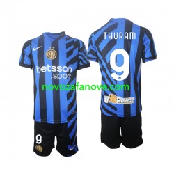 Nogometni Dres Inter Milan Marcus Thuram 9 Dječji Domaći 2024-2025 Kratkih Rukava