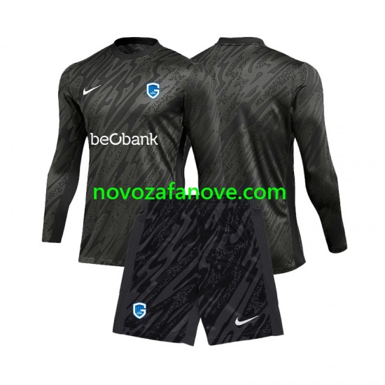 Nogometni Dres KRC Genk Golmanski Dječji Gostujući 2024-2025 Dugim Rukavima