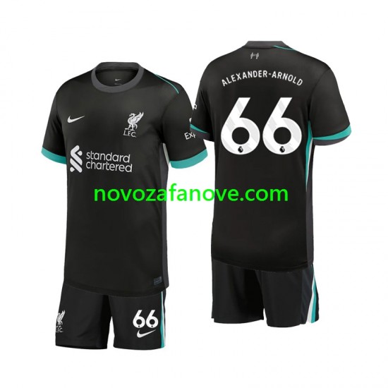 Nogometni Dres Liverpool Alexander-Arnold 66 Dječji Gostujući 2024-2025 Kratkih Rukava
