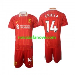 Nogometni Dres Liverpool Chiesa 14 Dječji Domaći 2024-2025 Kratkih Rukava
