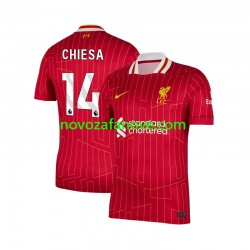 Nogometni Dres Liverpool Federico Chiesa 14 Muški Domaći 2024-2025 Kratkih Rukava