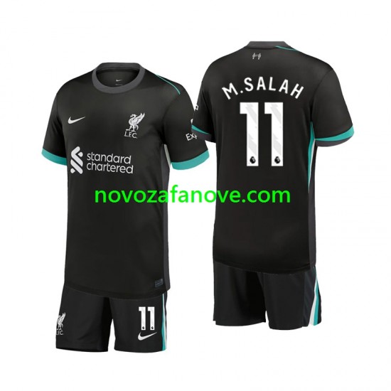 Nogometni Dres Liverpool M.Salah 11 Dječji Gostujući 2024-2025 Kratkih Rukava