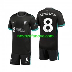 Nogometni Dres Liverpool Szoboszlai 8 Dječji Gostujući 2024-2025 Kratkih Rukava