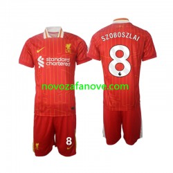 Nogometni Dres Liverpool Szoboszlai 8 Dječji Domaći 2024-2025 Kratkih Rukava