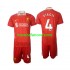 Nogometni Dres Liverpool Virgil 4 Dječji Domaći 2024-2025 Kratkih Rukava