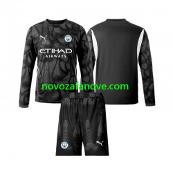 Nogometni Dres Manchester City Golmanski Dječji Četvrti 2024-2025 Dugim Rukavima