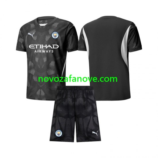 Nogometni Dres Manchester City Golmanski Dječji Četvrti 2024-2025 Kratkih Rukava
