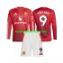 Nogometni Dres Manchester United Rasmus Hojlund 9 Dječji Domaći 2024-2025 Dugim Rukavima