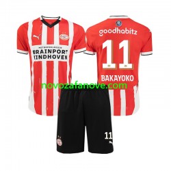Nogometni Dres PSV Eindhoven Johan Bakayoko 11 Dječji Domaći 2024-2025 Kratkih Rukava