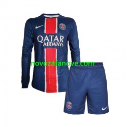 Nogometni Dres Paris Saint-Germain Dječji Domaći 2024-2025 Dugim Rukavima