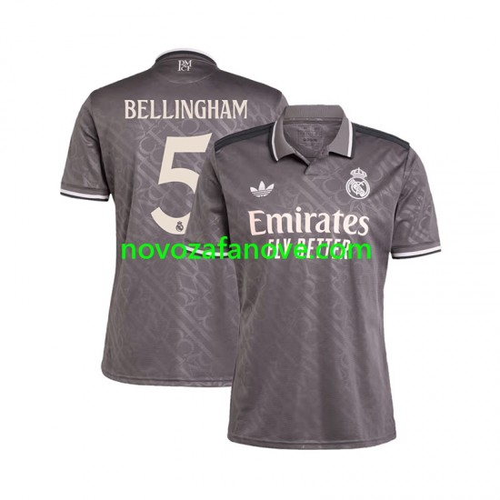 Nogometni Dres Real Madrid BELLINGHAM 5 Muški Treći 2024-2025 Kratkih Rukava