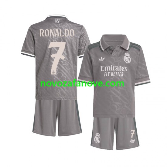 Nogometni Dres Real Madrid Cristiano Ronaldo 7 Dječji Treći 2024-2025 Kratkih Rukava