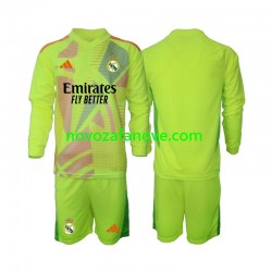 Nogometni Dres Real Madrid Golmanski Dječji Četvrti 2024-2025 Dugim Rukavima