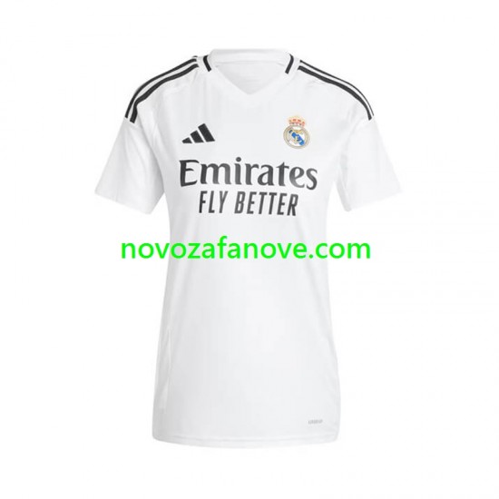 Nogometni Dres Real Madrid Ženska Domaći 2024-2025 Kratkih Rukava