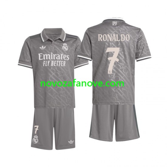 Nogometni Dres Real Madrid Ronaldo 7 Dječji Treći 2024-2025 Kratkih Rukava