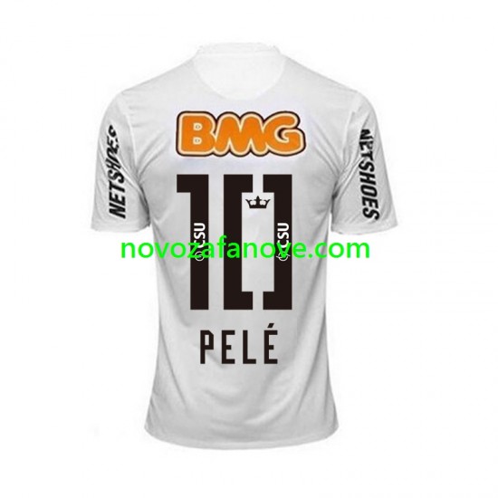 Nogometni Dres Santos PELE 10 -2012 Retro Muški Domaći 2011 Kratkih Rukava