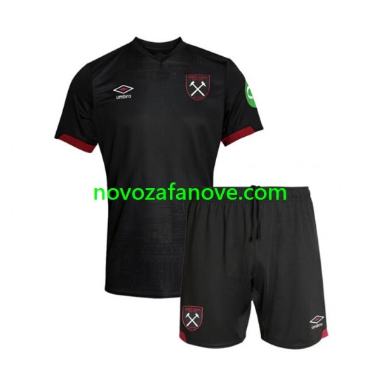 Nogometni Dres West Ham United Dječji Gostujući 2024-2025 Kratkih Rukava