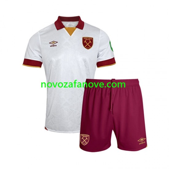 Nogometni Dres West Ham United Dječji Treći 2024-2025 Kratkih Rukava
