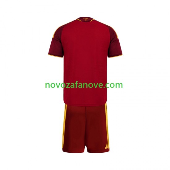 Nogometni Dres Roma Dječji Domaći 2026-2027 Kratkih Rukava