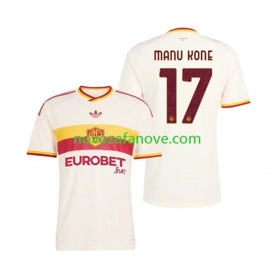 Nogometni Dres Roma Manu Kone 17 Muški Gostujući 2026-2027 Kratkih Rukava