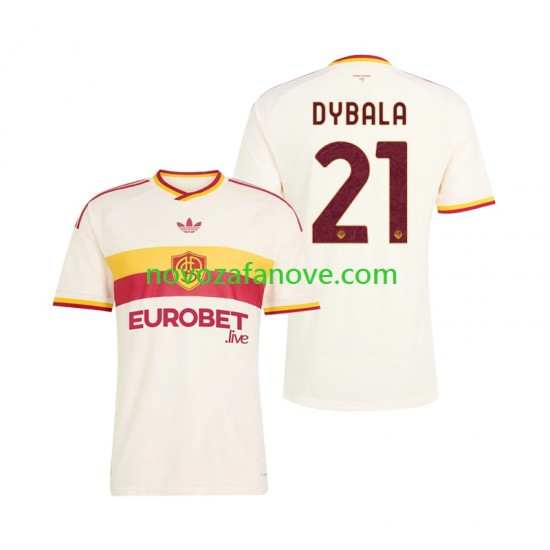 Nogometni Dres Roma Paulo Dybala 21 Muški Gostujući 2026-2027 Kratkih Rukava