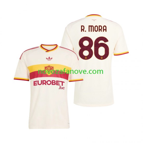 Nogometni Dres Roma Rodrigo Mora 86 Muški Gostujući 2026-2027 Kratkih Rukava
